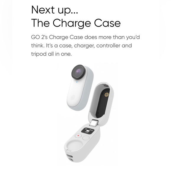 Insta 360 GO 2 Small Action Camera with Invisible Selfie Stick Bundle - Picture 4 of 10